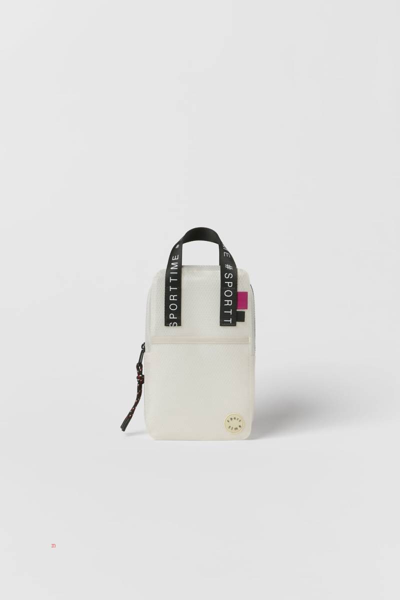 ZARA WATER-REPELLENT BATHROOM BAG Handväska Tjej Lila | PBGWJ-6297