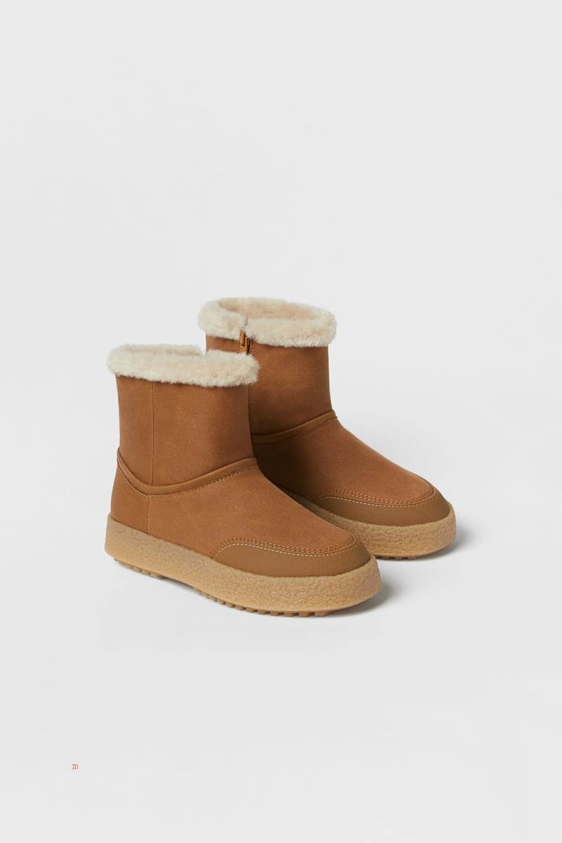 ZARA WITH FAUX FUR LINING Ankelboots Tjej Bruna | FVZDM-4761