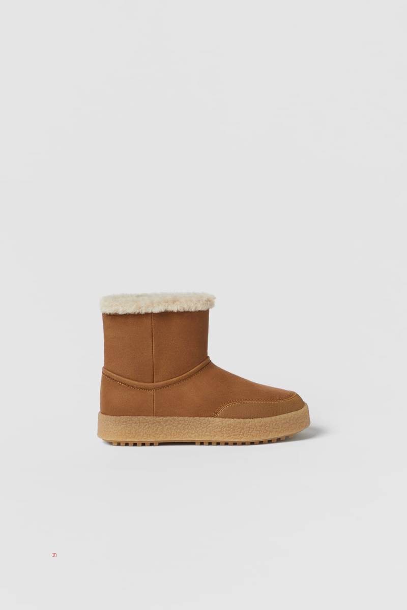 ZARA WITH FAUX FUR LINING Ankelboots Tjej Bruna | FVZDM-4761