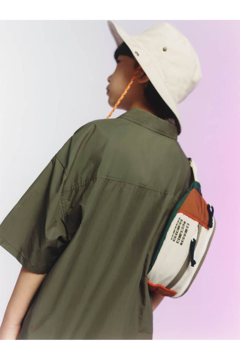 ZARA WITH SLOGAN Bältesväska Pojke Bruna | UPHET-5981