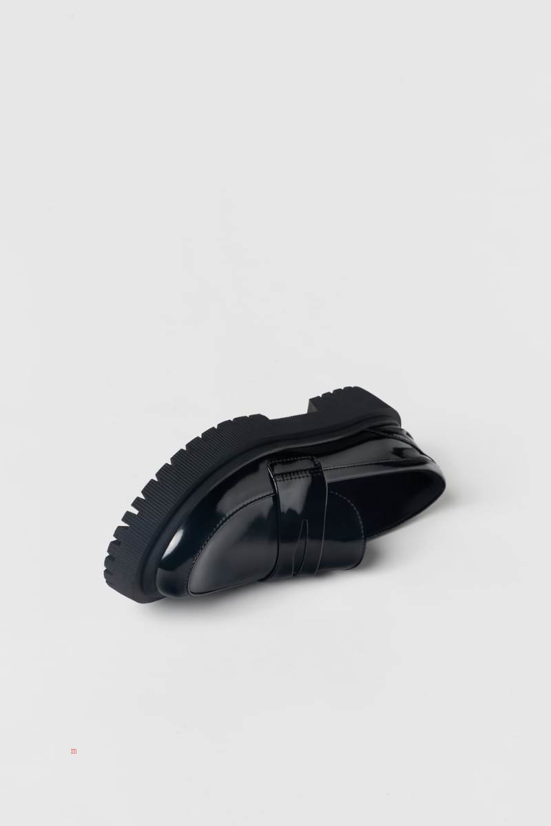 ZARA WITH TRACK SOLES Loafers Tjej Svarta | NERTP-9342