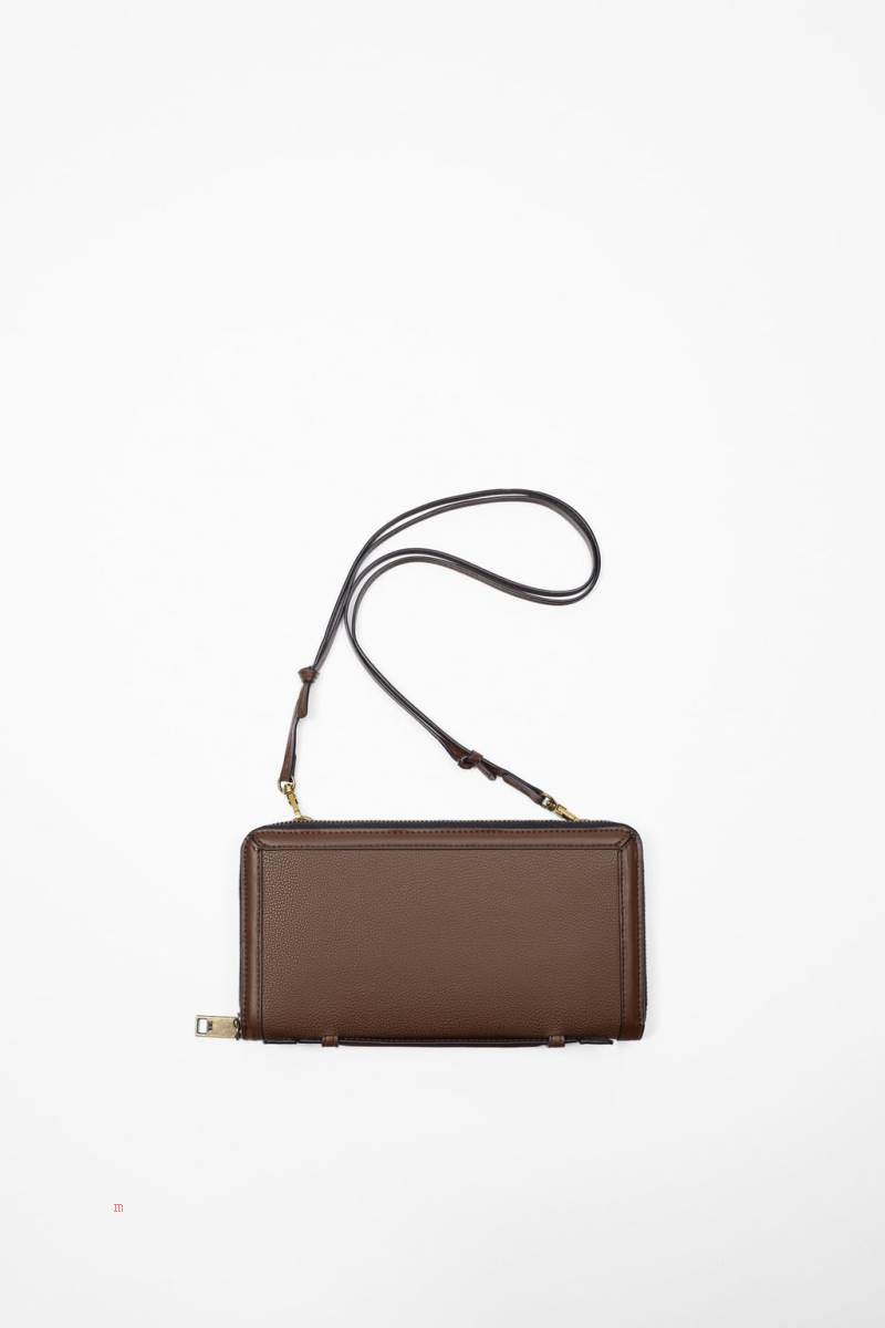 ZARA XL Plånbok Herr Bruna | AQMDE-5710