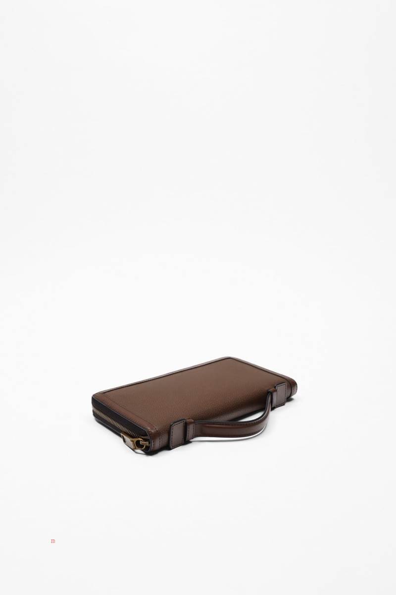ZARA XL Plånbok Herr Bruna | AQMDE-5710