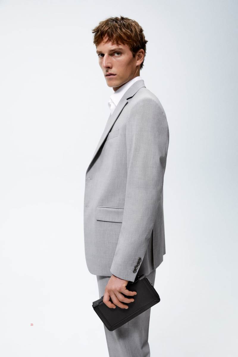 ZARA XL Plånbok Herr Svarta | EFMKG-3912