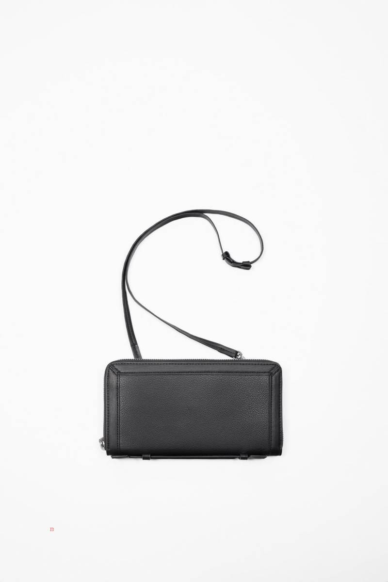 ZARA XL Plånbok Herr Svarta | EFMKG-3912