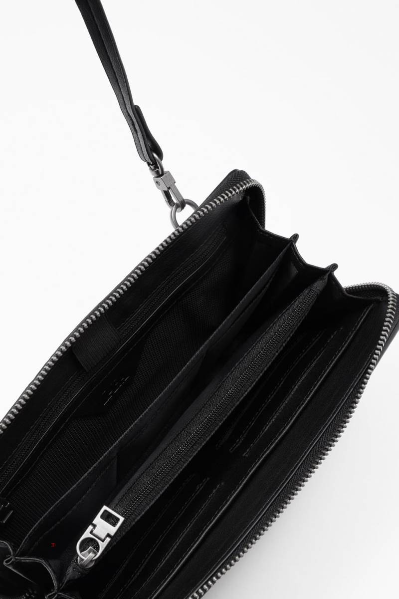 ZARA XL Plånbok Herr Svarta | EFMKG-3912