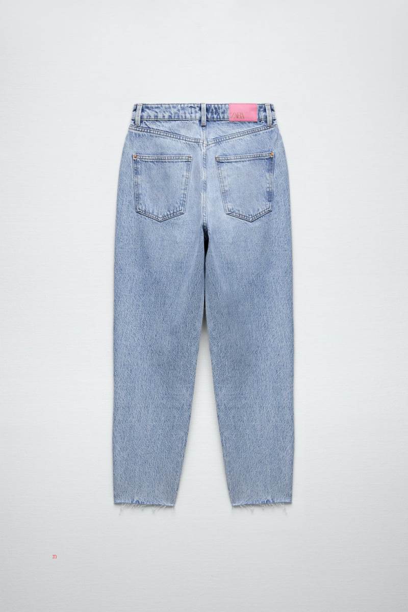 ZARA Z1975 MOM Hetero-leg Jeans Dam Blå | DOYMN-6570