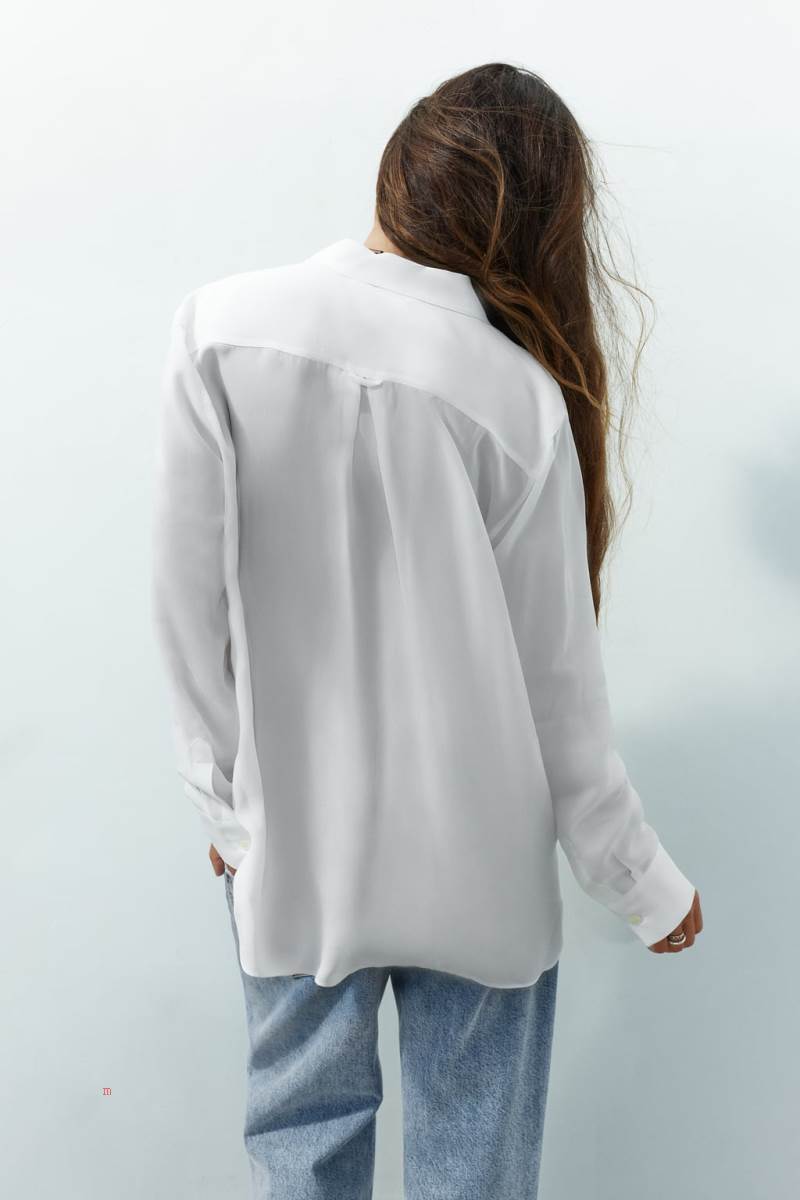 ZARA ZW THE RELAXED FIT Jeans Dam Ljusblå | FAEHR-2896