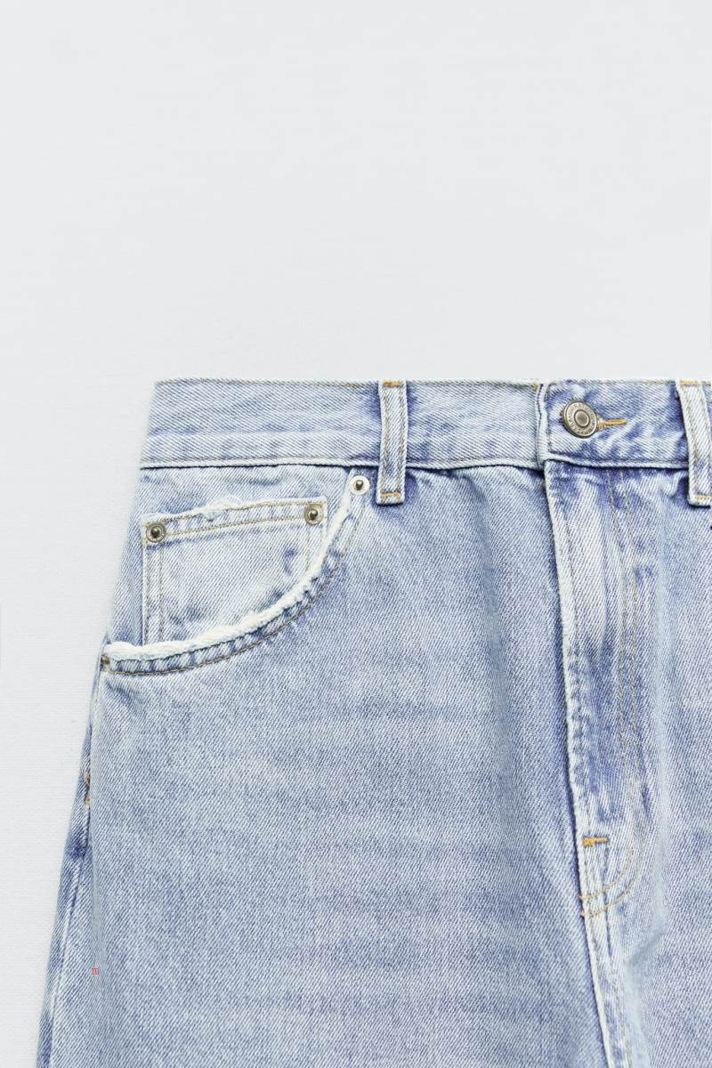ZARA ZW THE RELAXED FIT Jeans Dam Ljusblå | FAEHR-2896